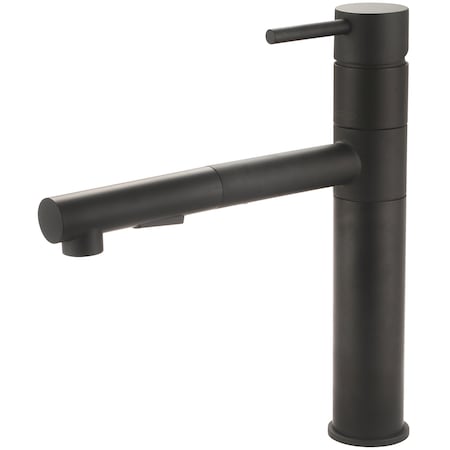 Pioneer Industries Single Handle Pull-Out Kitchen Faucet in Matte Black 2MT220-MB